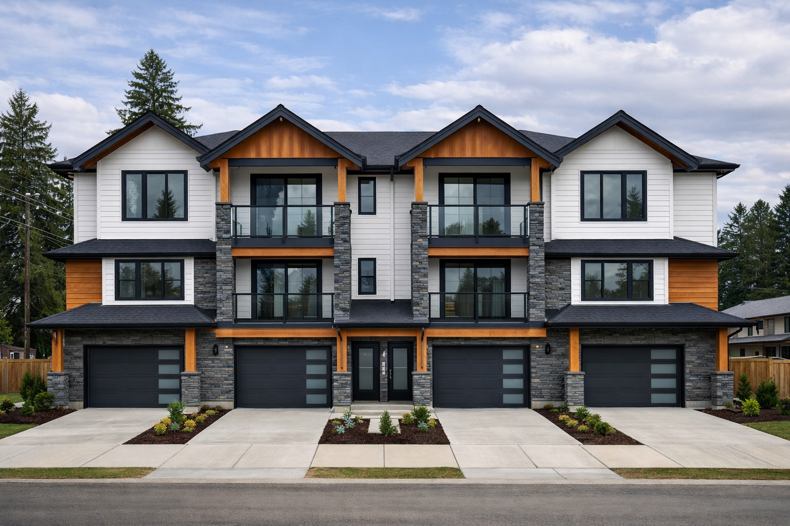 Mount Pleasant 4-Plex Exterior Render
